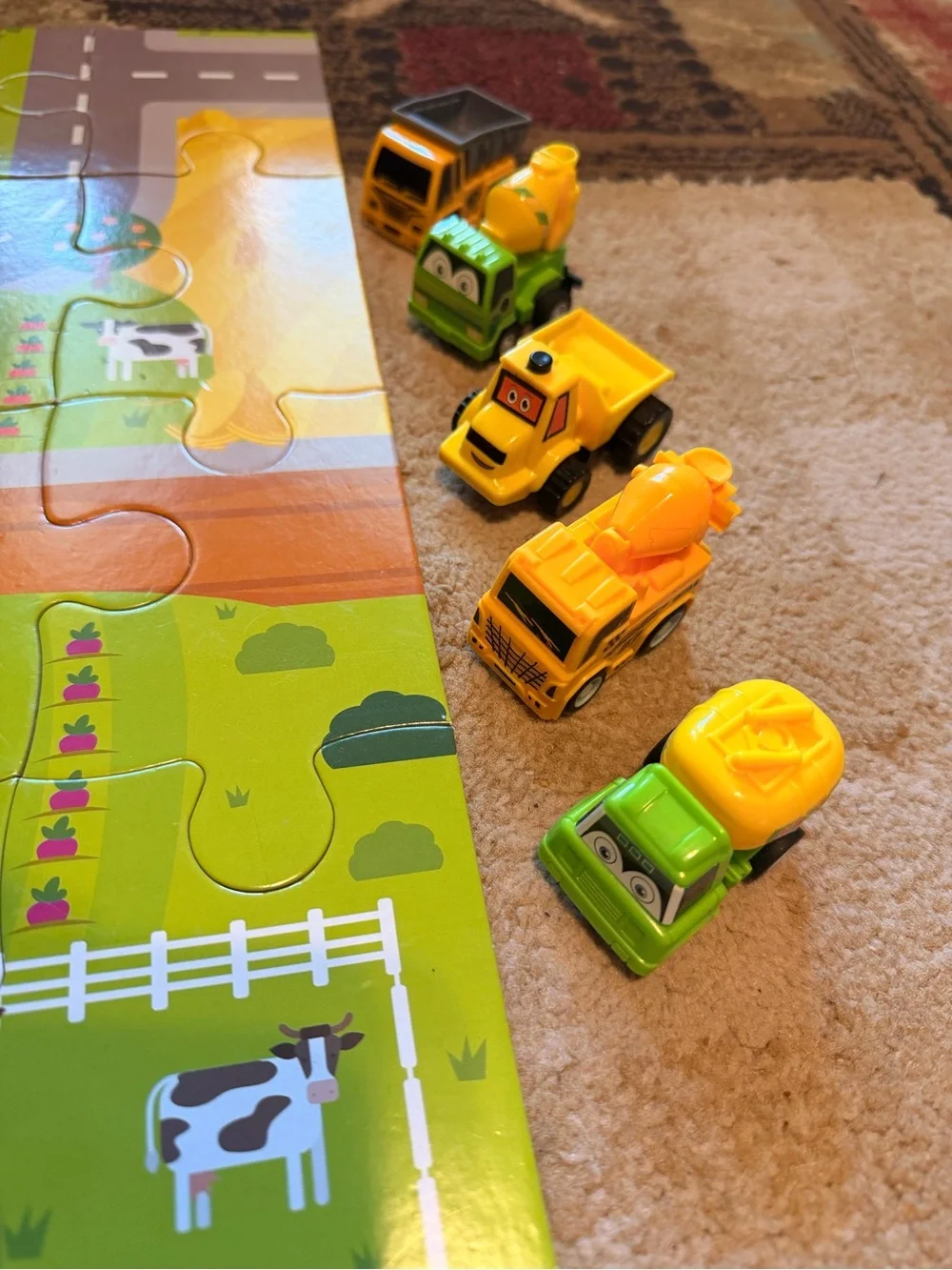 Farm floor puzzle